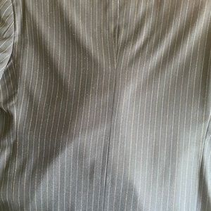 2 PIECE DOUBLE BREASTED PIN STRIPE SUIT